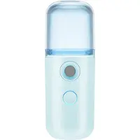 Tlily Draagbare Water Replenishing Humidifier USB Oplaadbare Handheld Spray Humidifier Geschikt voor Kantoor Reizen (Blauw)