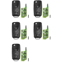 Torribaly 5X XEB510EN Is Geschikt voor B5 Type Super Afstandsbediening met XT27B Super Chip 3-Key VVDI Afstandsbediening Sleutel