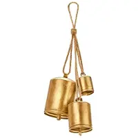 Semoic Kerstklokken Rustieke Kerstversiering Vintage Stijl Shabby Chic Ornamenten