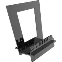 Kepptory Acryl Nu Speel Vinyl Record Stand, Record Display Stand voor Vinyl Records en LP Records Record Houder Zwart