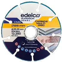 Edelco Carbide 125 Mm Multimateriaal Doorslijpschijf
