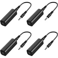 Torribaly 4X Speaker 3,5 mm Aux Audio Noise Filter Ground Loop Noise Isolator Elimineren voor Car Stereo Audio System Home Stereo