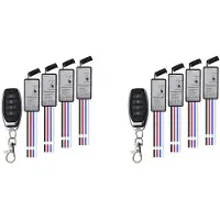 Typecat 2X 433Mhz Relais Draadloze RF Afstandsbediening Schakelaar Power Zender DC5V-24V 1CH LED Lamp Controller Micro-Ontvanger