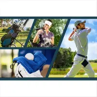 Typecat Golfbalhanddoek met clips 5,5 x inch Premium microvezelreiniger Access