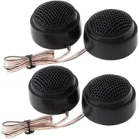 Jojomino 4 Stuks Autoluidsprekers, Universeel, 1000W, Hoogrendement -Dome-Tweeterluidspreker voor Auto-Audiosysteem, Hoogfrequente Tweeter