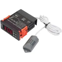 Torribaly Vochtigheidsregelaar SVWL-8040 220V LED Digitale Luchtvochtigheidsmeter met Temperatuursensorsonde 1%-99% RV