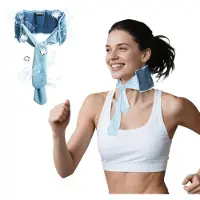 INF Outdoor Cooling Ice Neck Scarf - Direct Koeling, Herbruikbare Water-absorberende Nekdoek voor Warm Weer