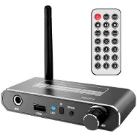 Torribaly HIFI 5.2 Audio-Ontvanger Coaxiaal/Microfoon/USB U-Schijfingang 3,5 Mm/LR RCA Uitgang Draadloze Adapter voor KTV-Autoluidspreker
