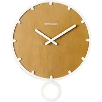 Semoic Geekcook Wandklok Modern Design 3D Woonkamer Tijd Set Woonaccessoires Cadeau Wit