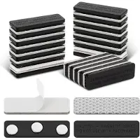 Typecat Gordijnmagneetsluiting, 20 Paar Accessoires voor Verduisterende Rolgordijnen, Gordijn met Magneten, Magnetische Gordijnsluiting