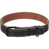 Flamingo - Hond Halsband Montana Zwart M 37-45cm 20mm