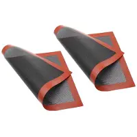 Torribaly 2 STUKS Geperforeerde Siliconen Bakmat Non-Stick Bakoven Blad voor Cookie/Brood/Bitterkoekje/Biscuits Keuken Gereedschap