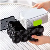Semoic Bubble Shape Tissue Box Houder Woonkamer Tissue Case Cover Toiletpapier Dispenser Case Keuken Servethouder Box Wit