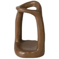 Semoic Kaarsenhouder Cosmetische Potlodenhouder Nordic Stijl Ornamenten Schattige Handgemaakte Wasornamenten Donkerbruin