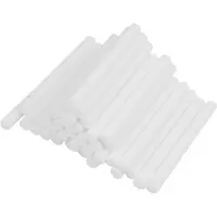 Torribaly 40 Stuks Luchtbevochtiger Filter Vervanging Katoen Spons Stok 8Mm X 8Cm voor USB Luchtbevochtiger Geurverspreider Mist Maker