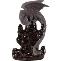 Semoic Wierook Waterval Wierookbrander Keramische Draak Decoratief Spel Gemengde Wierook Kegel Waterval Roken Kamer Decor