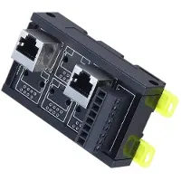 Kepptory RJ45 Netwerkpoort Aansluitblok DIN-Rail Montage Naar 8-Pins 2-Gats Hub Signaalconverter RS232 RS485 RS422
