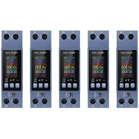 Typecat 5X TUYA WIFI Energiemeter Din Rail Montage Digitale Voltmeter Ampèremeter Wattmeter AC 100-290V KWh Vermogensmeter Afstandsbediening