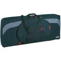 Boston KBT-980-BG Super Packer gigbag – voor keyboard, 980 x 400 x 170 mm, 25 mm gevoerd, zwart/grijs