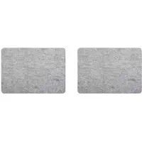 Typecat 2st 17 Inch X 13.5 Inch Wollen Persmat Gevilte Wollen Strijkmat Pad Deken voor Quilter, Naai-, Quiltbenodigdheden