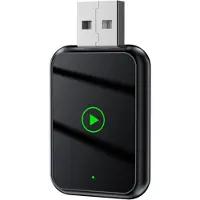 INF Slimme Carplay & Android Auto Draadloze Adapter Box - 2-in-1 USB-dongle Black