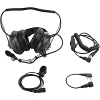 Typecat Ruisonderdrukkende Luchtvaartmicrofoon Headset Walkie Talkie Oordopjes op Het Hoofd Gemonteerde Ruisonderdrukkende Oorkappen