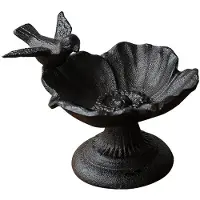 Semoic Retro Nostalgische Gietijzeren Ambachten Bloemblaadjes Vogelvoederbak Bekken Ornamenten Woonkamer Tuin Balkon Decoraties
