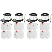 Torribaly 2sets Vervangingsonderdelen HEPA-Filter Compatibel voor IZ300 IZ300UK IZ320 IZ320UK Stofzuigers Accessoires