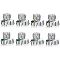 Torribaly 96 Stuks Individuele Mallen Puddingvormen Kopjes Chocolade Gesmolten Pannen Non-Stick Cupcake Cake Cookie Puddingvorm
