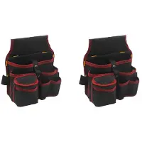 Torribaly 2X Multifunctionele Gereedschapstas, Riem, Gereedschapsset voor Elektriciens, Boormachine, Sleutel, Schroevendraaier, Hardware, Gereedschapstassen,