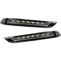 Torribaly Paar Auto LED DRL Dagrijverlichting voor Macan 95B Base S Turbo GTS SUV 2014-2018 95B941181A 95B941182A