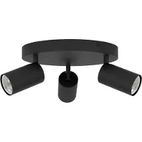 Eglo 900336 Telimbela-Z Spot Staal Zwart - 3 x GU10 4,9W