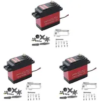 Torribaly 3X 20KG Digitale Servo Groot Koppel + 20KG Servo Parabolische Schakelaarapparaat Luchtvoertuigwerpapparaat voor RC Drone-Auto'S