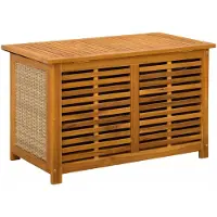 vidaXL Tuinopslagdoos 141 L Massief Acacia Hout 90 x 50 x 56 cm Beige