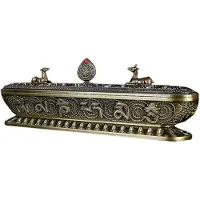 Semoic Tibetaanse Wierookbrander Antieke Handgemaakte Wierookhouder Zen Theehuis Thuiskantoor Decoratie Ambachten Ornamenten A
