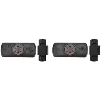 Typecat 2X -Luidspreker voor in de Auto -Luidsprekertelefoon voor Handsfree Bellen, Draadloze Automuziekspeler met Vizierclip