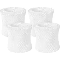 Tlily Luchtbevochtiger Wicking Vervangingsfilter voor Canopy Nachtluchtbevochtiger, Houtpulp Papierfilter, Luchtbevochtigerfilters 4 Stuks