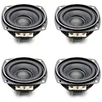 Typecat 4X 4 Ω 10 W Audio Speaker 66Mm 2.5 Inch Bass Multimedia Luidspreker DIY Sound Speaker met Bevestigingsgat voor Home Theater