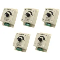 Typecat 5X 12V-24V LED-Dimmercontroller Enkele Kleur Aanpassen voor 5050 3528 LED-Strip