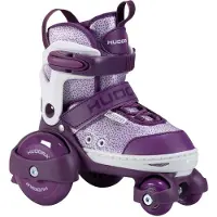 Hudora rolschaatsen my first quad paars, maat 26-29