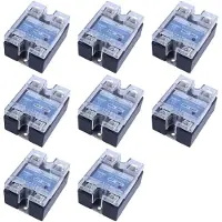 ISTOVO 8X MGR-1 D4825 Eenfase Solid State-Relais SSR 25A 3-32 V AC 24-480 V