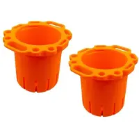 Exogio 2 Stuks Verstelbare Kajak Drinkhouders met Gereedschapssleuven voor T-Track Visaccessoires