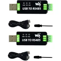 Kepptory Waveshare Industriële Bidirectionele USB-Naar-RS485-Converter FT232RNL-Versie, Seriële Converter USB Naar RS485 (2 Stuks)