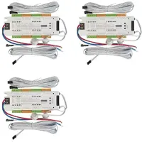ISTOVO 3X Automatische 32 Kanalen Trapverlichting LED Bewegingssensor Traplichtcontrollerset voor Trappen Flexibele Strip 12V 24V