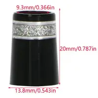 ISTOVO 60 Stuks Sleeve Ferrule voor Irons Tip Maat 0.370 Plastic Ferrules Club Shafts Accessoires, Zilver