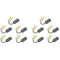 ISTOVO 10X USB Naar CVBS RCA Video-Uitgang Adapter Box Interface Aansluiten op Monitorweergaveapparaat voor Android Radio Multimedia(A)