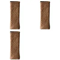 Torribaly 3X Rotan Bloemenvaas Bamboe Manden Decoratie Vazen Bloemen Fruitmand Bloemenvaas Hoge Vazen voor Woondecoratie Bruin
