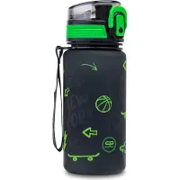 CoolPack Brisk Bidon 400ml Z Czarną Deskorolką - Tritan BPA-Vrij