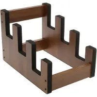 ISTOVO Gitaarstandaard van Multiplex, Antislip Opbergrek voor Gitaren, Displaystandaard voor Elektrische Gitaren, Accessoires voor Muziekinstrumenten