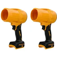 Torribaly 2X Borstelloze Turbo Jet Fan 30000RPM Snoerloze Elektrische Luchtblazer Gewelddadige Handheld Elektrisch Gereedschap voor 20V Accu